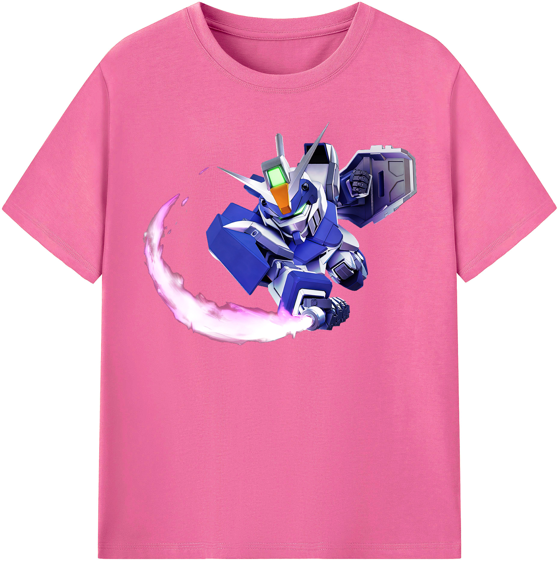 （画像用） 機動戦士ガンダム Mobile Suit Gundam レディースカジュアルプリントTシャツ（綿100％）